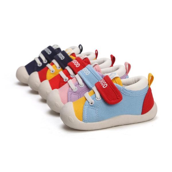 

first walkers 2021 baby toddler shoes boy cotton canvas spring autumn casual born soft bottom
