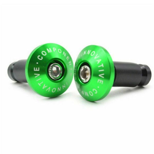 

handlebars 1 pair aluminum alloy practical motorcycle universal replacement anti vibration riding end plug handle grip cap bar motorbike