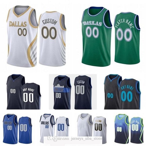 

Custom Men youth DallasCity Team 77 Doncic 41 Nowitzki 5 Kidd 13 Nash Any name and number Swingman city Jersey, Color5