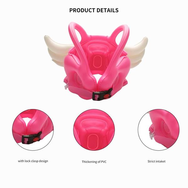 

stylish angle wings baby life vest pvc child swimming jacket buoyancy inflatable float for kid boating drifting safety lifeguard & buoy