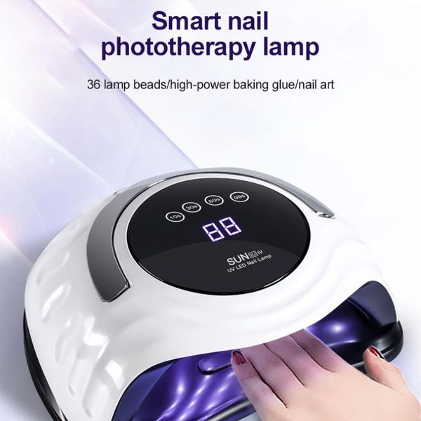 

nail dryers 168w 36 lamp beads manicure device smart sensor potherapy quick-drying dryer