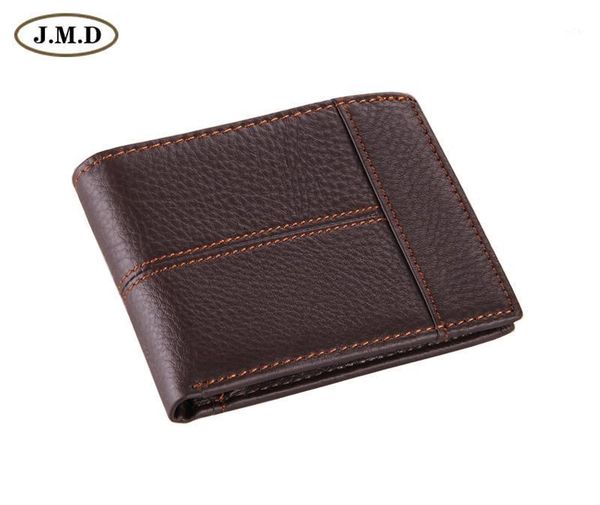

wallets j.m.d vintage genuine leather man wallet for case 8064c1, Red;black
