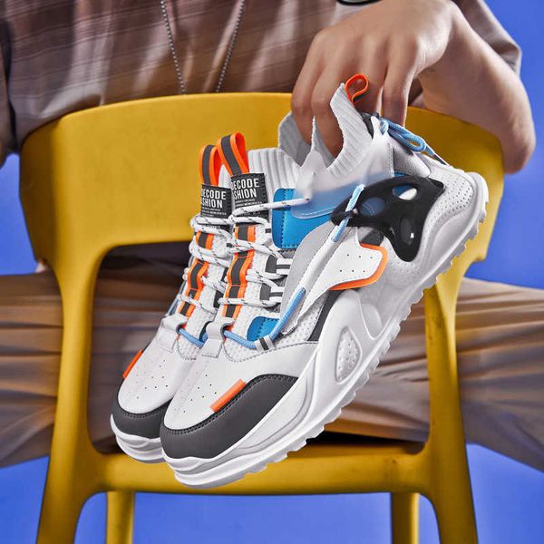 

2021 men's thick soled korean candle agon sports spring shoes casual sneaker man