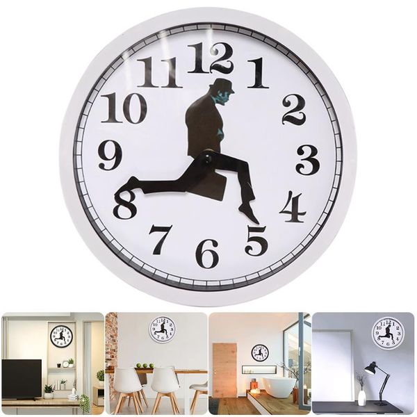 

wall clocks british comedy inspired ministry of silly walk clock comedian home decor novelty watch funny walking silent mute