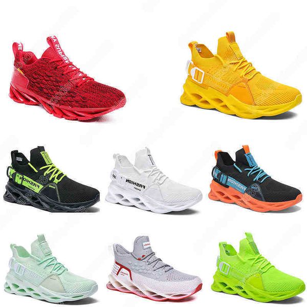 

2021 men running shoes triple bule white fashion mens women trendy great trainers breathable casual sports outdoor sneakers 40-45 color2