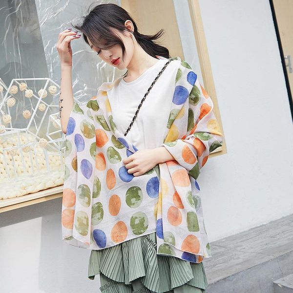 

scarves arrival fashion women's holiday shawl comfortable soft outdoor print 4 colors available summer spring sun scarf, Blue;gray