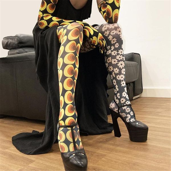 

women's leggings women for printing fashion mesh high waist strethcy pant ladies, Black