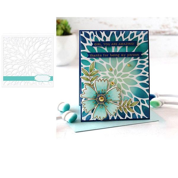 

painting supplies 2021 flower type petal leaf background leaves decoration metal cutting stencil diy scrapbooking easter craft embossing mak