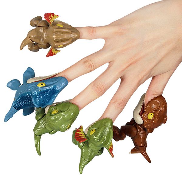 

fidget finger dinosaur toy jurassic tricky model novelty games biting hand creative toys for boys girls gift for kids