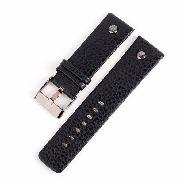 

watch bands 26mm accessories black watchbands pu leather buckle straps gifts, Black;brown