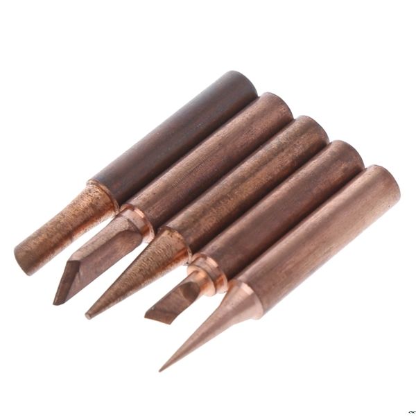 

5 pcs pure copper 900m-t soldier bolt tip lead for hakko soldiers rework station