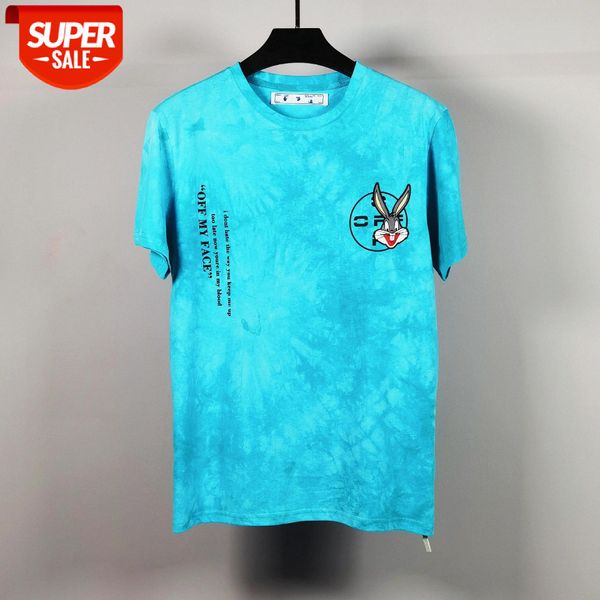 

co-branded bugs bunny broken arrow pattern short sleeve #5b8l, White;black