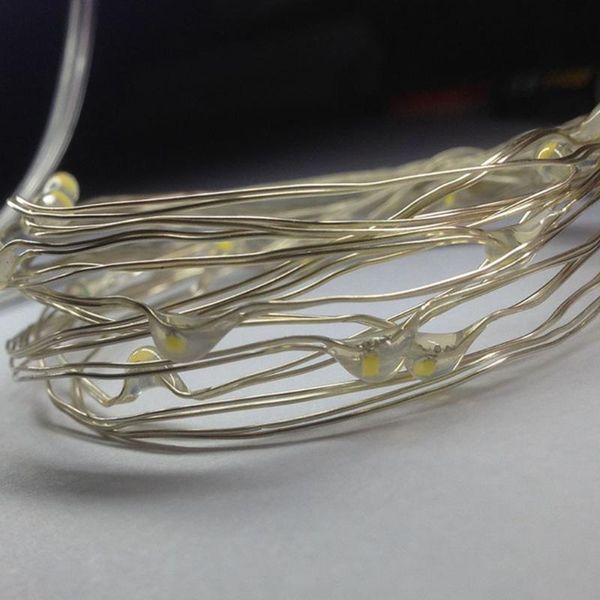 

strings fairy lamps diy led string lights outdoor garden holidays copper wire waterproof super bright home battery powered christmas