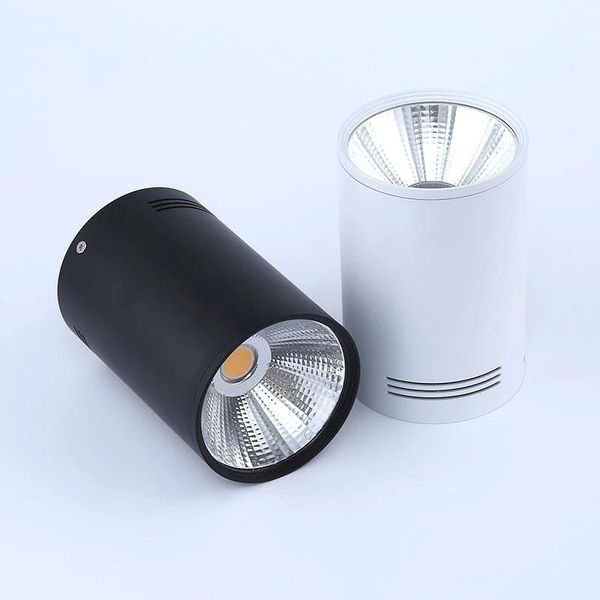 

downlights super bright dimmable led cob ceiling spot lamp 7w 9w 12w 15w 18w surface mount downlight for indoor lighting kitchen bedroom