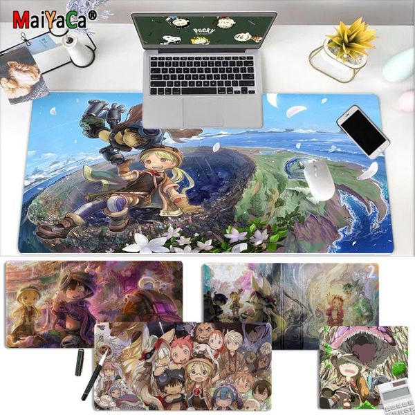 

mouse pads & wrist rests maiyaca arrivals made in abyss gamer play mats mousepad rubber pc computer gaming