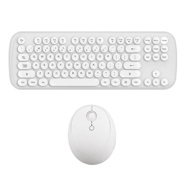 

2.4g wireless keyboard and mouse set girl home office combos