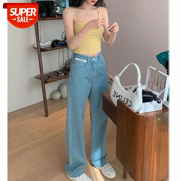 

long-legged pa~ wide-leg jeans with filter #k45h, Black;white