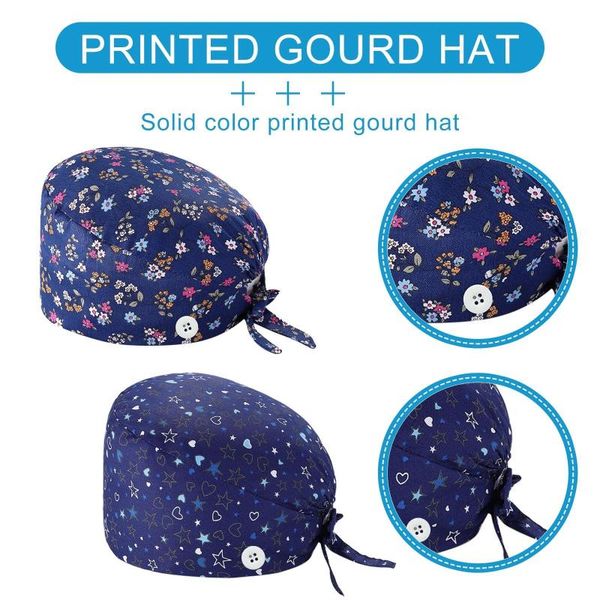 

cycling caps & masks 25# 2pc pure color cotton working cap men women strap adjustable hat flower printing elastic hats, Black