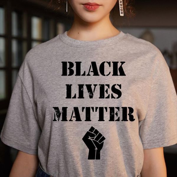 

black lives matter female mens t shirt tees and womens funny for korean harajuku short sleeve women ladies vintage, White;black