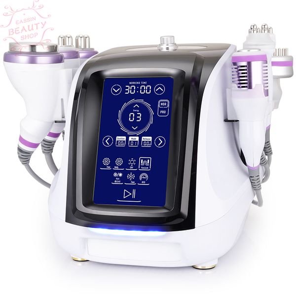 

new ultrasonic 8 in 1 40k cavitation rf body shaping facial care spa machine