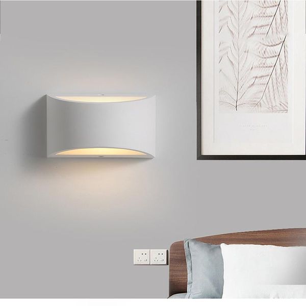 

sconces light fixtures modern led lighting up and down indoor plaster wall lamp for living room bedroom hallway lamps wandlampe