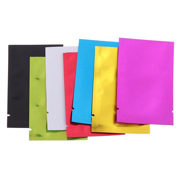 

food savers & storage containers 6*9cm colorful aluminum foil bag mylar bags vacuum pouches retail packaging tool 20pcs
