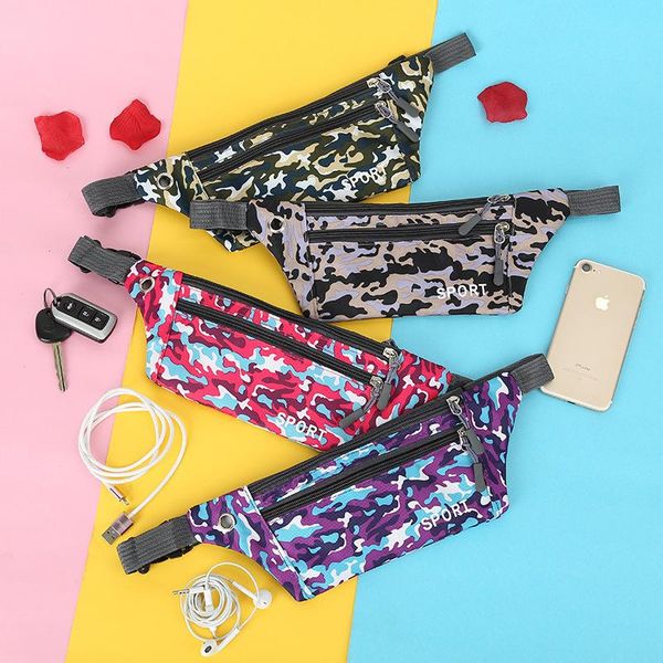 

female money phone on handy bumbag motion waistbag fannypack hip bum camouflage belt for women banana pouch waist bags