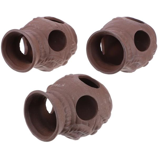 

aquarium hideaway rocks vase shape fish tank ornaments hiding habitat decorations