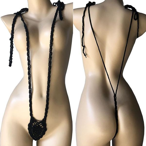 

one-piece suits 13colors crochet one piece swimsuit women micro bikini bottoms swimwear bodysuit lingerie beach v thong