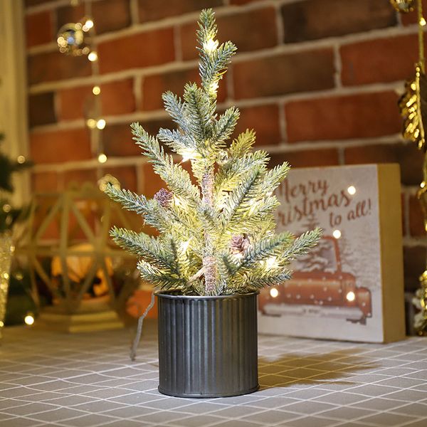 

creativity christmas tree decorations small gifts led lights decorate the