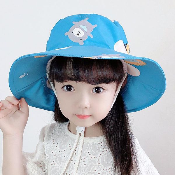 

caps & hats lovely baby hat cap cotton sun summer outdoor kids children fisherman's infant boys girls beach bucket, Yellow