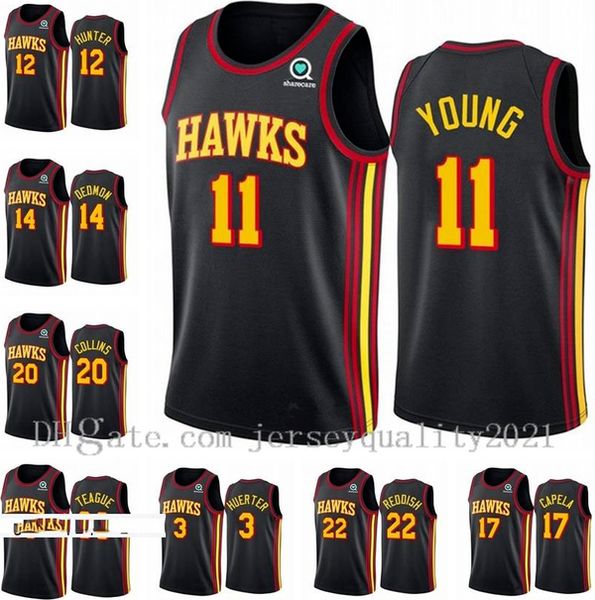 

basketball onyeka okongwu jersey 17 edition danilo gallinari 8 bogdan bogdanovic 12 de'andre hunter 1 rajon rondo 7 cam reddish 22 city, Black;red