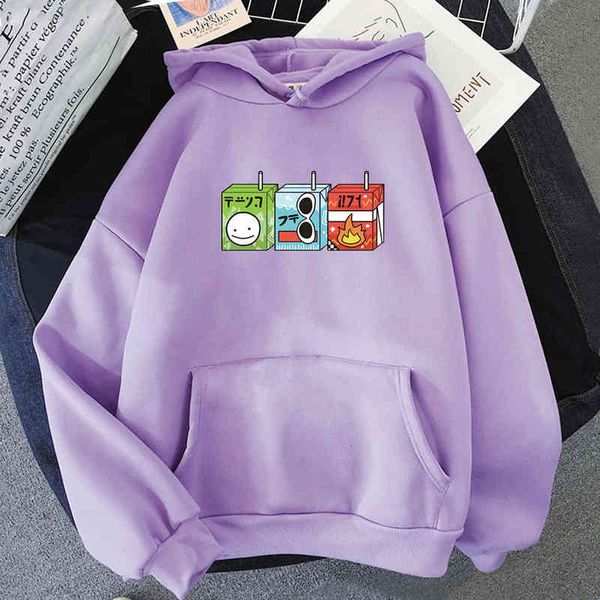 Moda-sonho equipe suco caixas hoodie estética harajuku harajuku camisolas womens unisex gráfico de manga comprida roupas tops