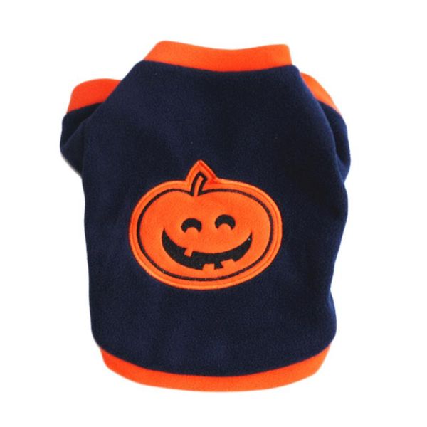

dog apparel fashion halloween pet pumpkin clothes cat warm vest outfit