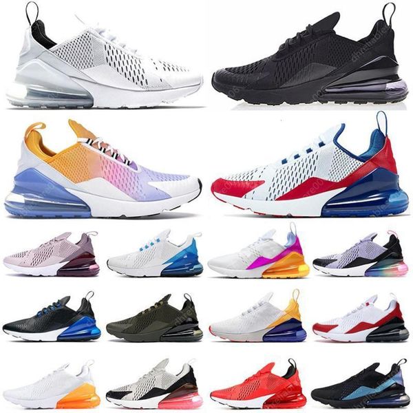 

2021 bred 27o running shoes triple black white regency purple platinum tint university red tiger p blue women mens trainers sports