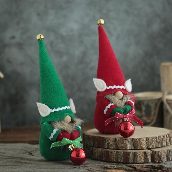 

christmas decorations 1pcs dwarf doll decoration ornaments home xmas prop year 2022 gnome navidad