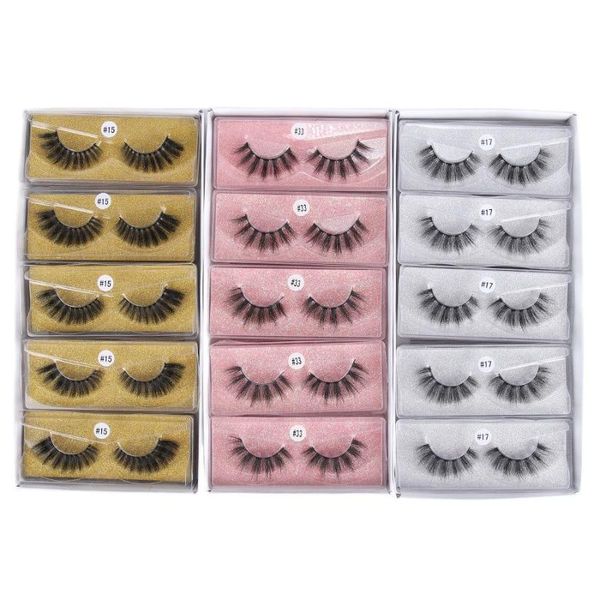 

eyelashes 10/50/100 pair natural fake lashes long fluffy wispy false make up soft eyelash supplies female makeup tools