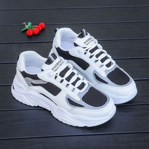 

casual shoes pop shoes women's new korean version in spring 2021 v4hy, Black