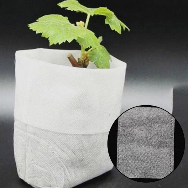 

planters & pots 100 pcs different sizes biodegradable non-woven nursery bags plant grow eco-friendly aeration planting fabric seedling