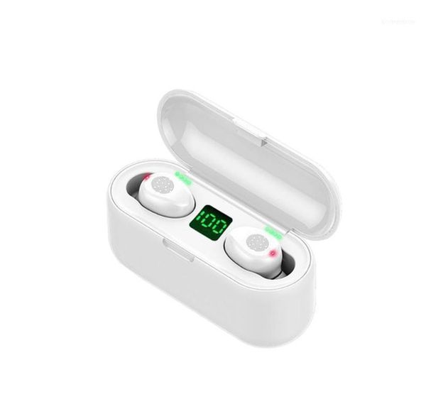 

touch headset binaural with mobile phone charging compartment earbuds sports digital display11