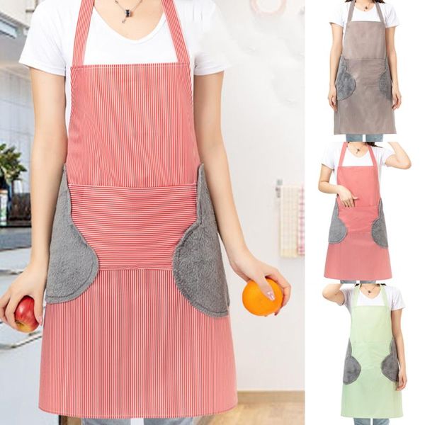 

aprons kitchen for women men household wipeable waterproof oil-proof tablier cuisine femme baking accessories
