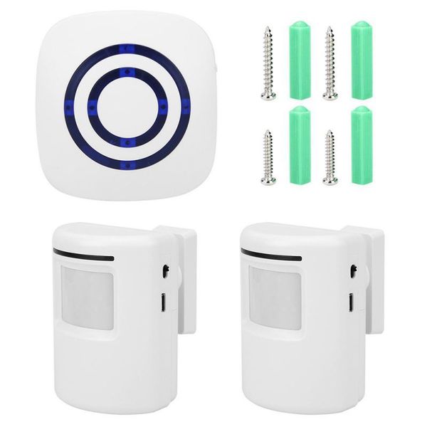 

doorbells wireless waterproof doorbell home intelligent digital infrared human body sensor split door reminder built-in 38 music