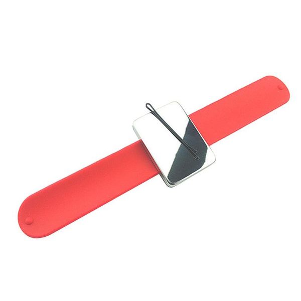 

styling tools beauty salon wrist band hairpin card magnet pat ring shape watch with hair clips hairpin, Black