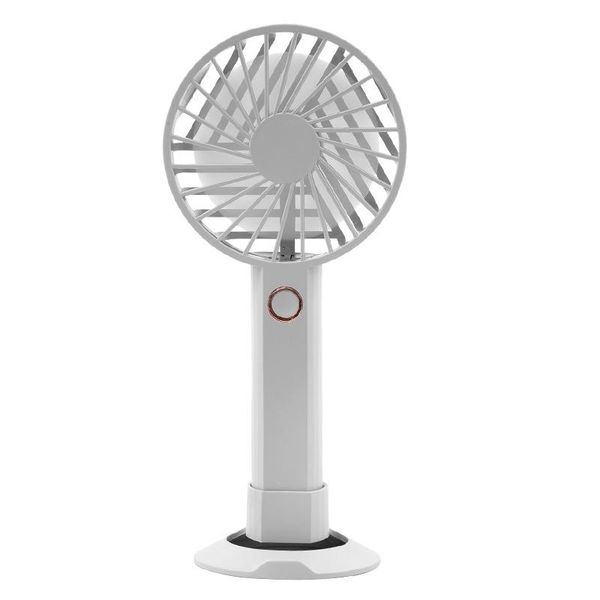 

electric fans usb rechargeable handheld fan small home deskwith mobile phone bracket