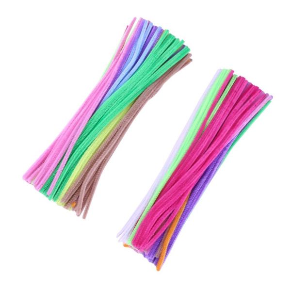 

cat toys 200pcs colorful twist sticks diy christmas (light color)
