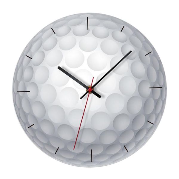 

ball battery operated wall clock art painting home office school decor clocks