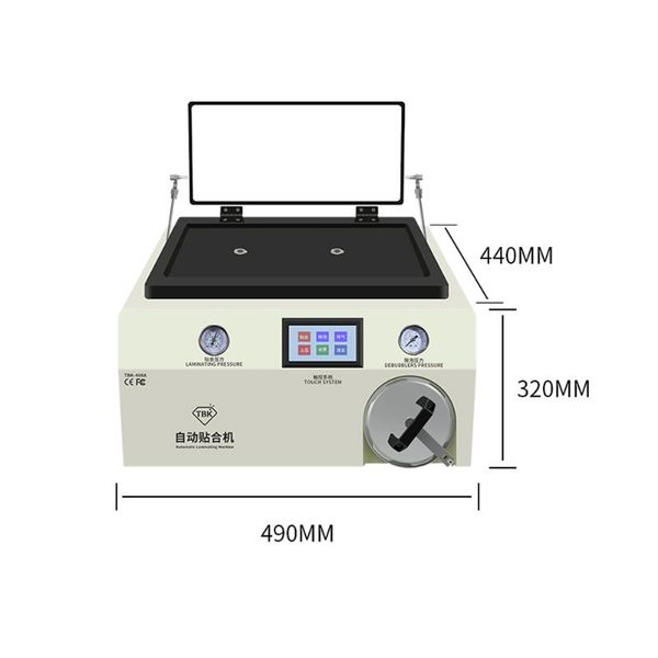 

tbk 408a laminating defoaming machine for mobile phone lcd screen oca built-in vacuum pump air compresso power tool sets