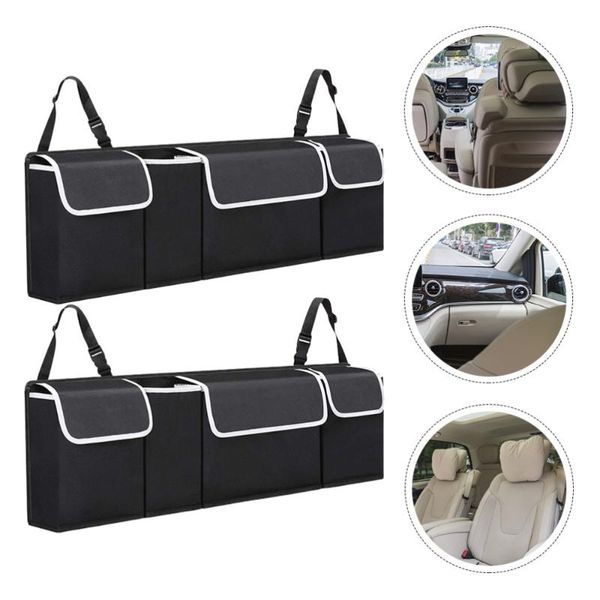 

car organizer 2pcs seat hanging pouch storage backseat bag