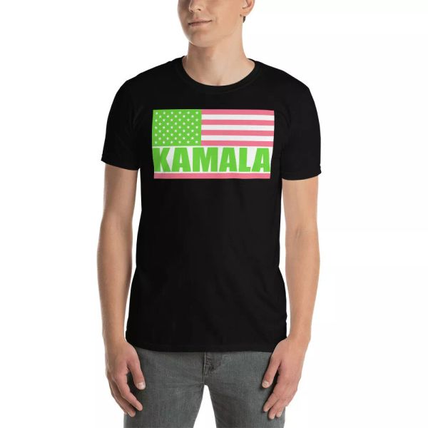 

kamala 2020 cute american flag biden harris vote voting shirt, White;black