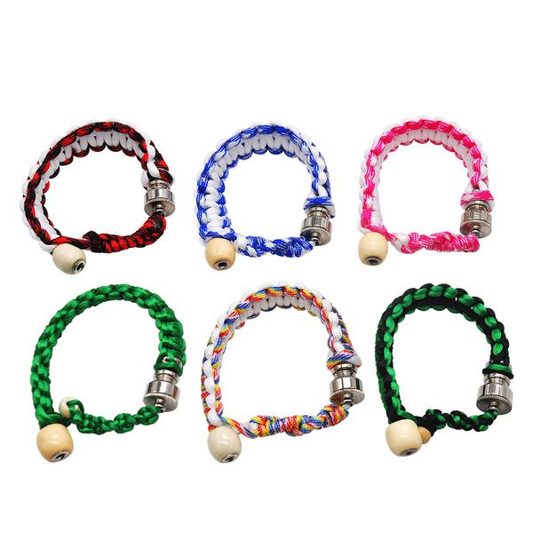 Bracciale in metallo portatile Tubo di fumo Giamaica Rasta Tubi 3 colori Accessori regalo per uomo e donna